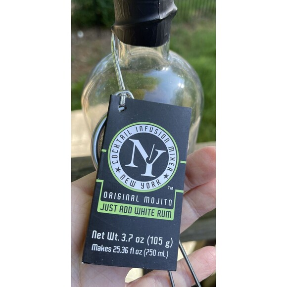 NY Cocktail Infusion Mixer Original Mojito Just Add White Rum Brand Strainer NEW - Picture 9 of 10